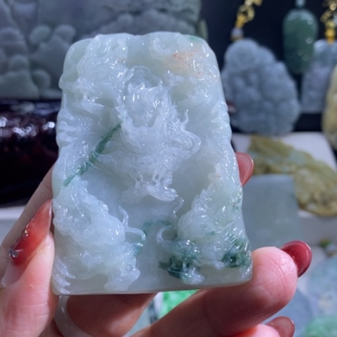 【闪购商品】颈饰未镶嵌翡翠天**运龙牌