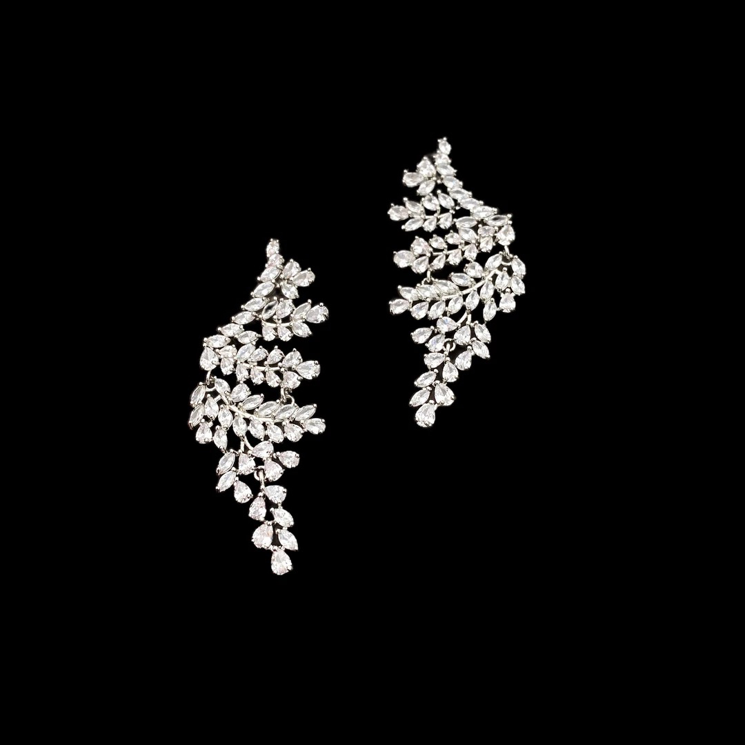 铜合金耳饰 F3519时尚手作耳钉孤品