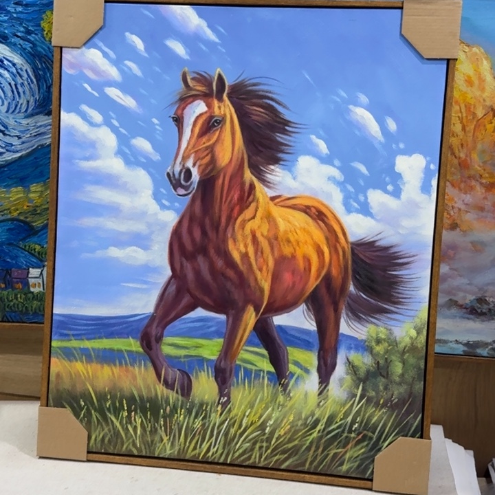 油画油画作品展等活动中展出作品