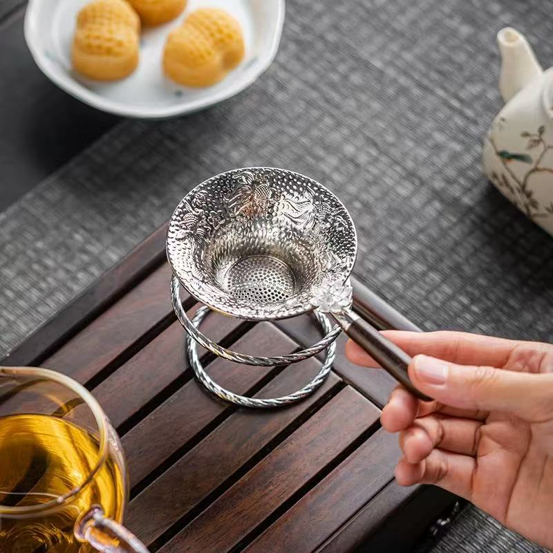 茗香瓷器 中式茶漏一个-2668