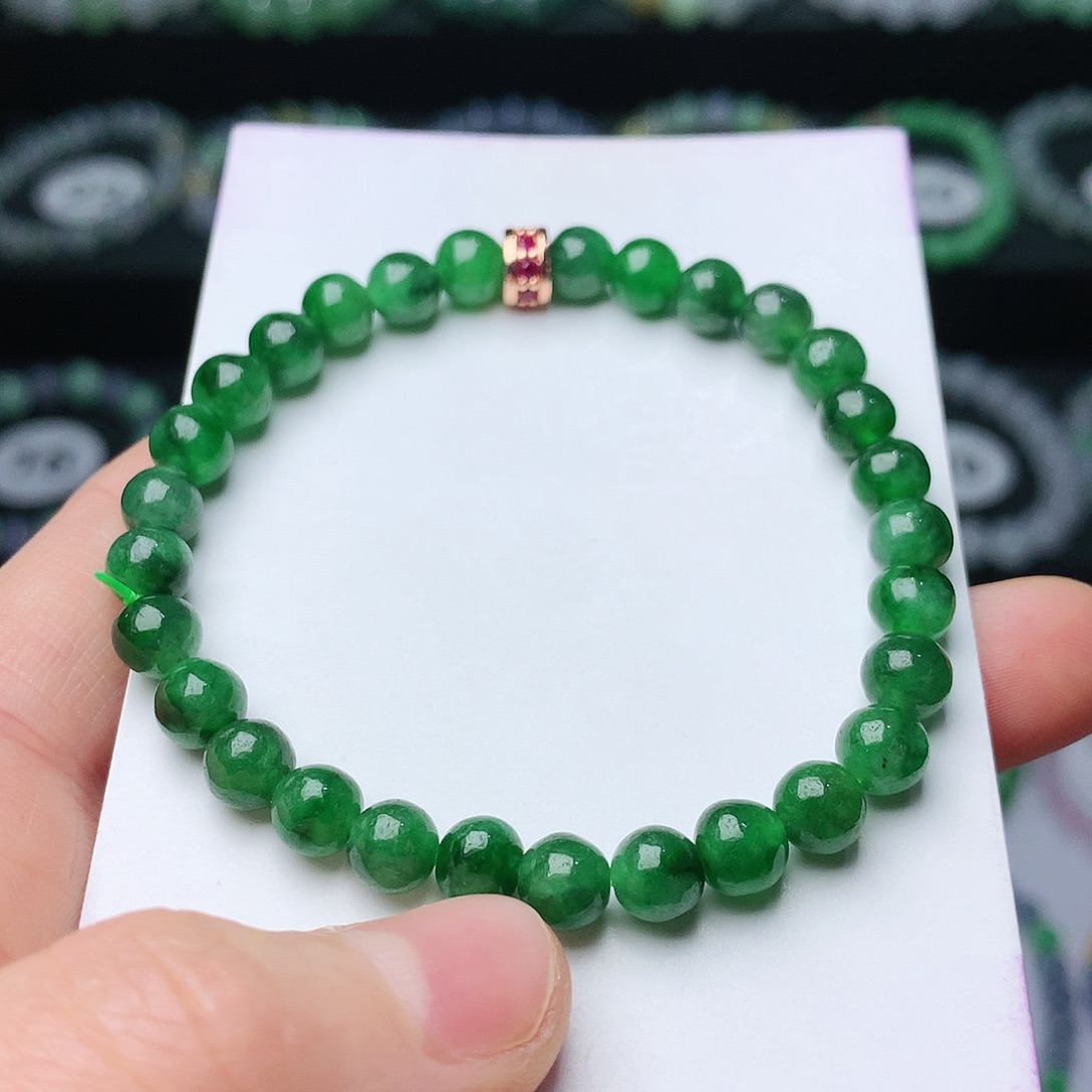 翡翠手链未镶嵌翡翠