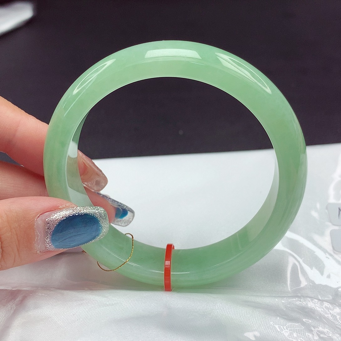 未镶嵌手镯翡翠57圈轮胎907