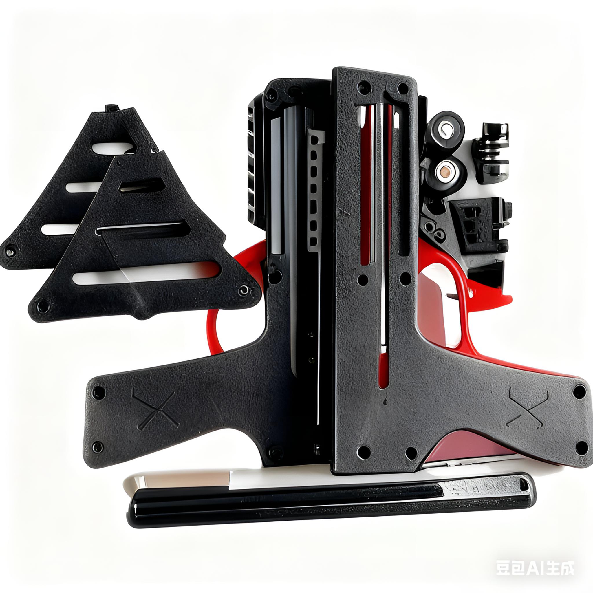 LY-竞技版可发射软蛋枪户外玩具软蛋发射器DIY款+全息红点瞄准镜