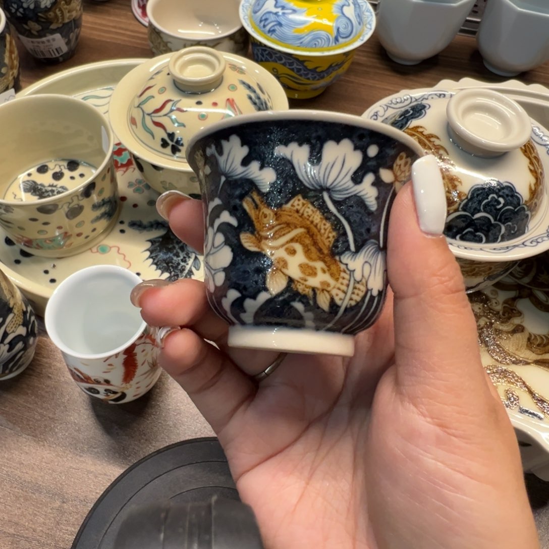 杯三**师景德镇陶瓷杯子