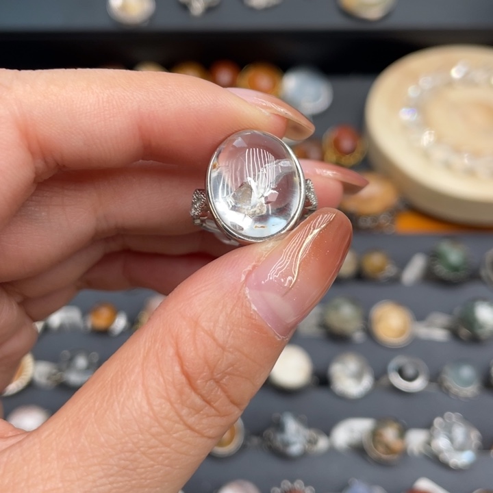 水晶戒指银S925镶嵌1111111111