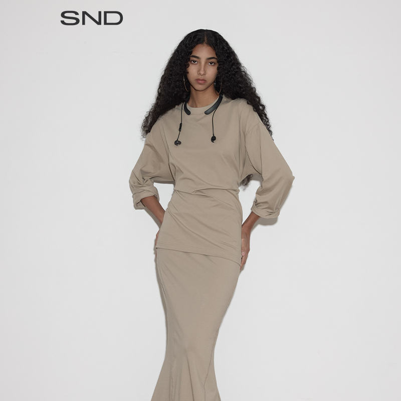 【DEFYNITION 设计师品牌】SND AW25 两穿长袖沙漏T恤女款