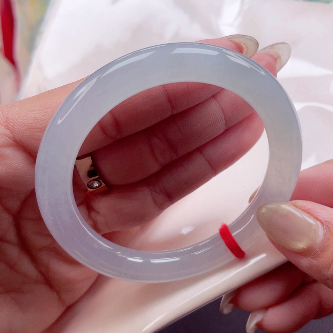 未镶嵌手镯（圆镯）翡翠5455敏   24号