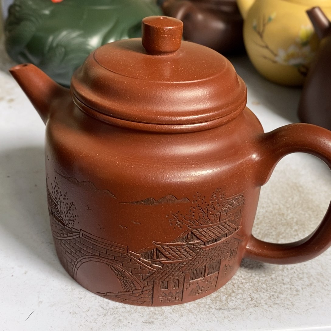 紫砂茶壶原矿手工160