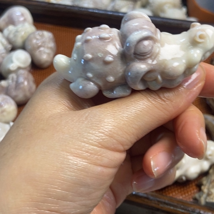 冰****配饰鹿角雕刻一个出