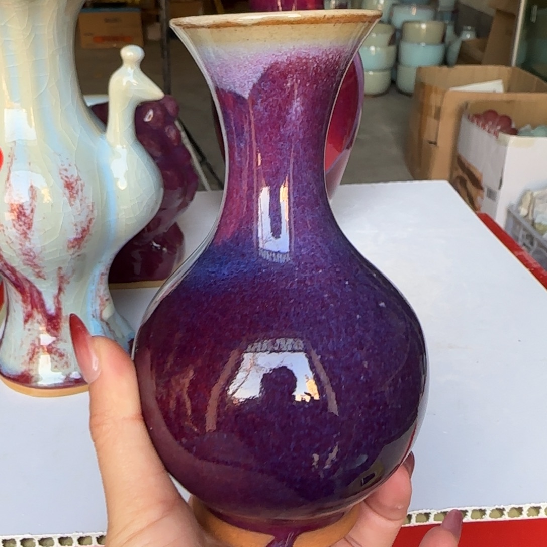 摆件瓷郑家钧瓷摆件微瑕