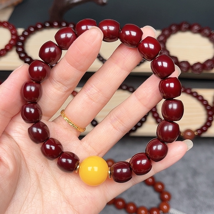 微瑕猴头手串毕业款直切11.4