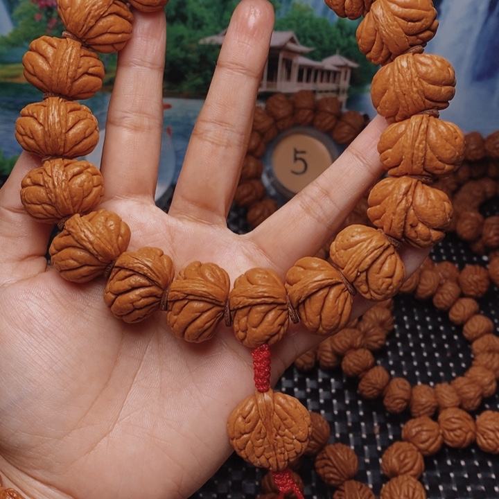 桃核手串百**生核桃手串