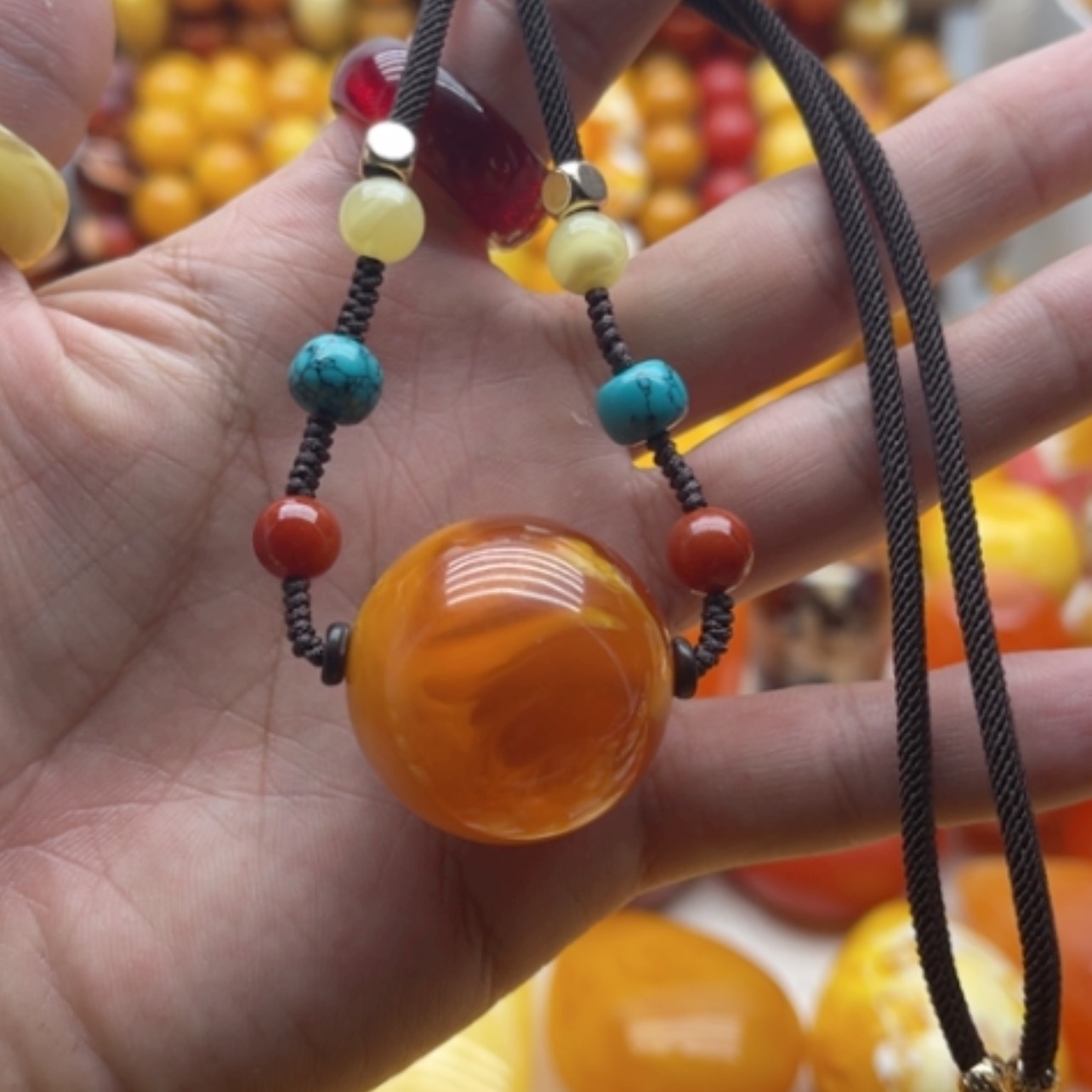 【闪购商品】蜜蜡颈饰未镶嵌蜜蜡项链