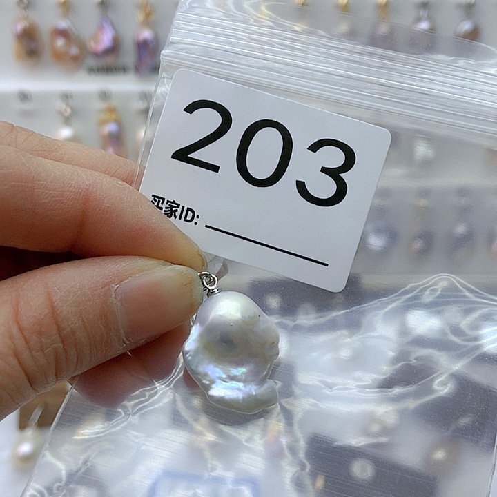 淡水珍珠颈饰银S925镶嵌