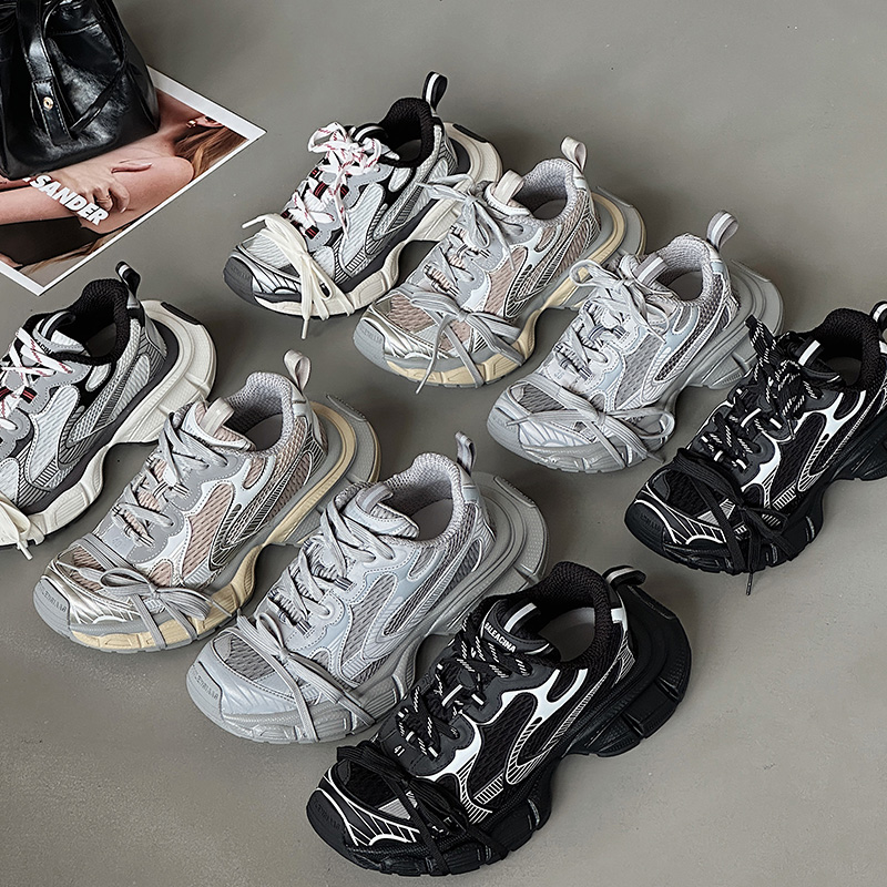 2025秋冬新款老爹鞋女透气休闲百搭厚底运动情侣增高鞋男ins潮牌