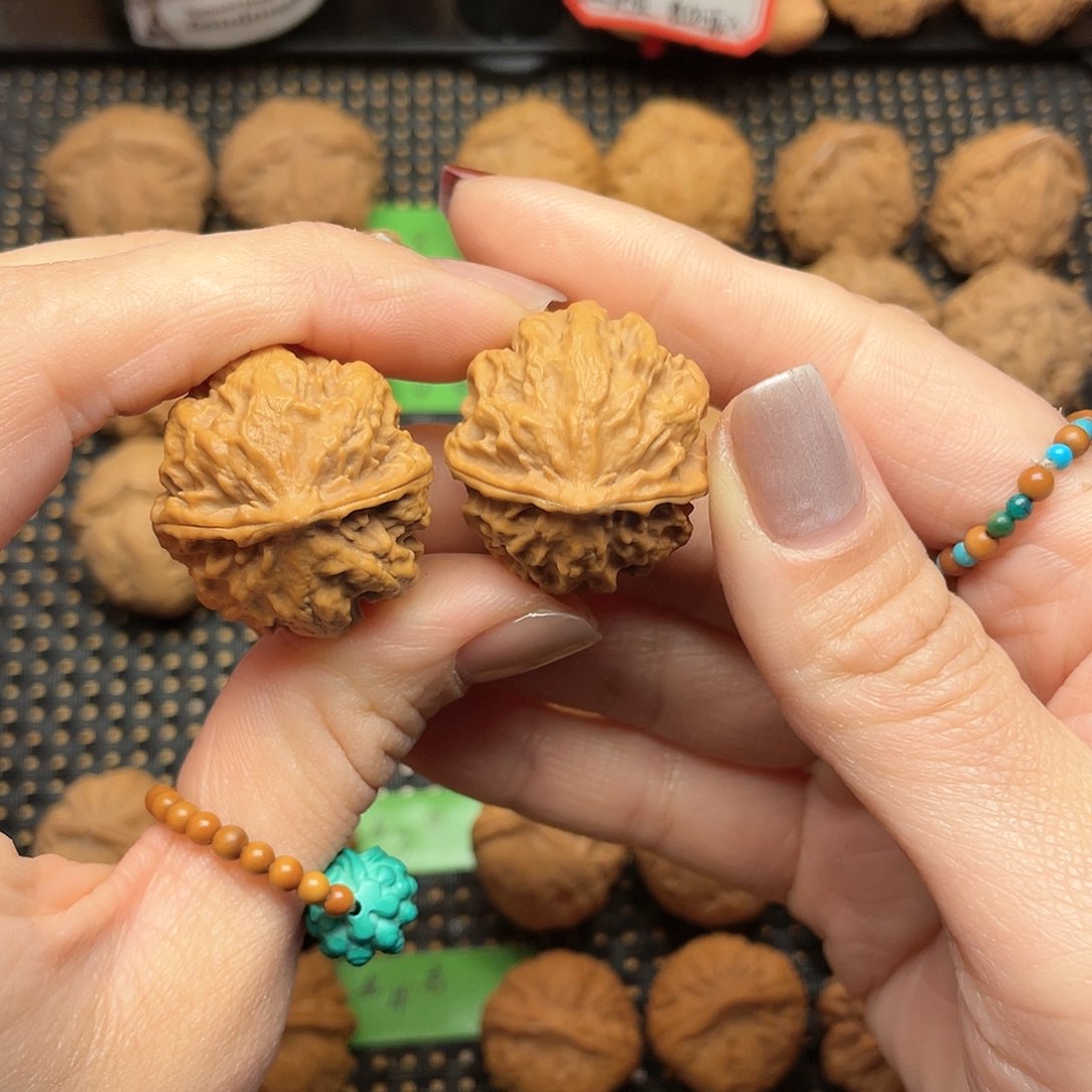 文玩核桃吊坠29尺全品矮桩粗筋0005