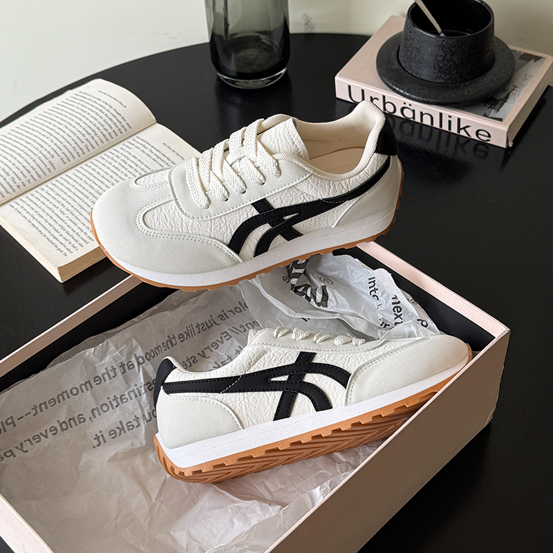 【万象撤柜】厚底德训鞋女透气秋季时尚休闲鞋运动鞋百搭女鞋