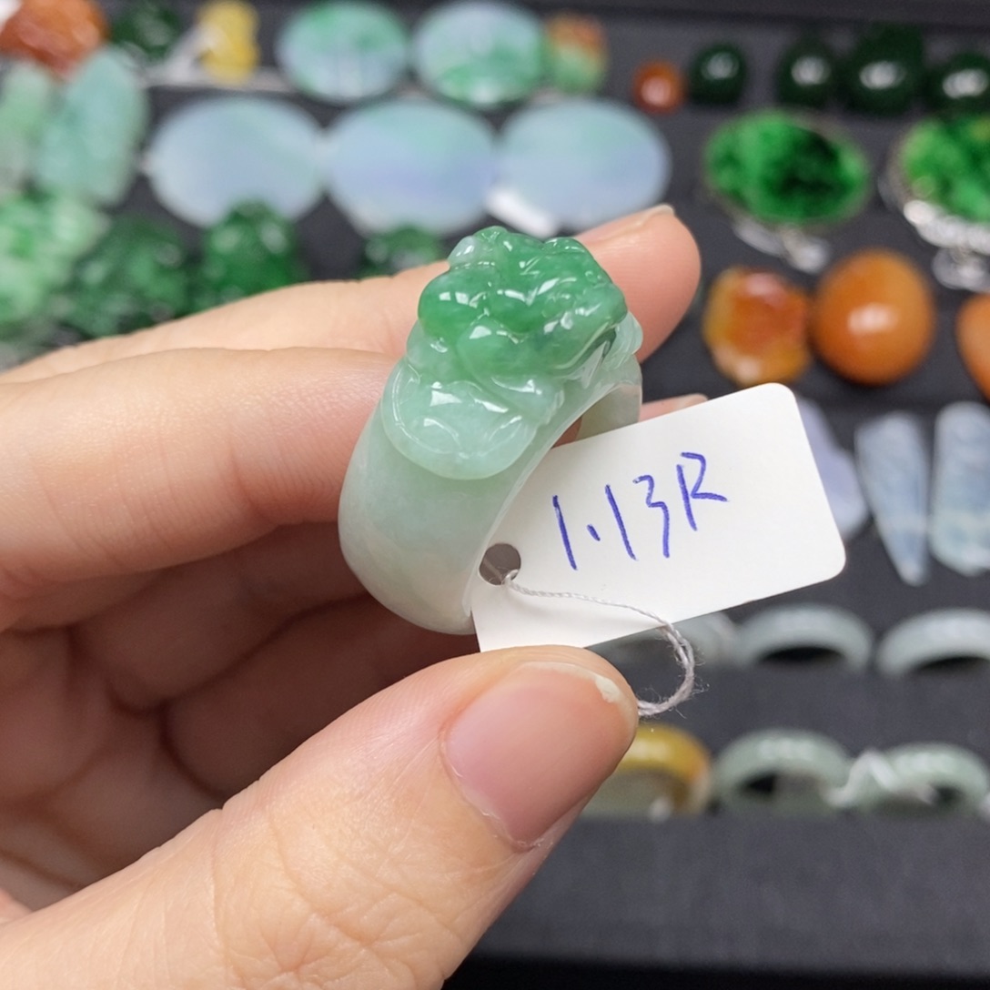 翡翠项链未镶嵌18.2内径38号