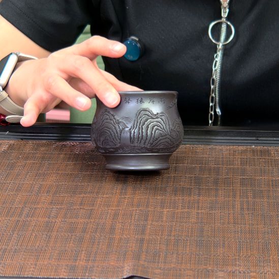 紫砂茶杯高货放漏