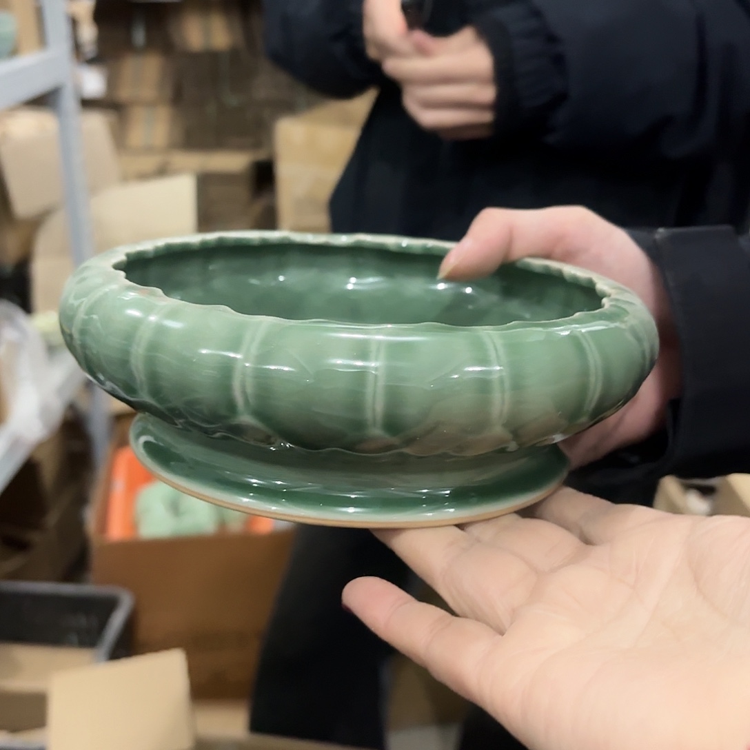 龙泉云间青瓷小米茶器