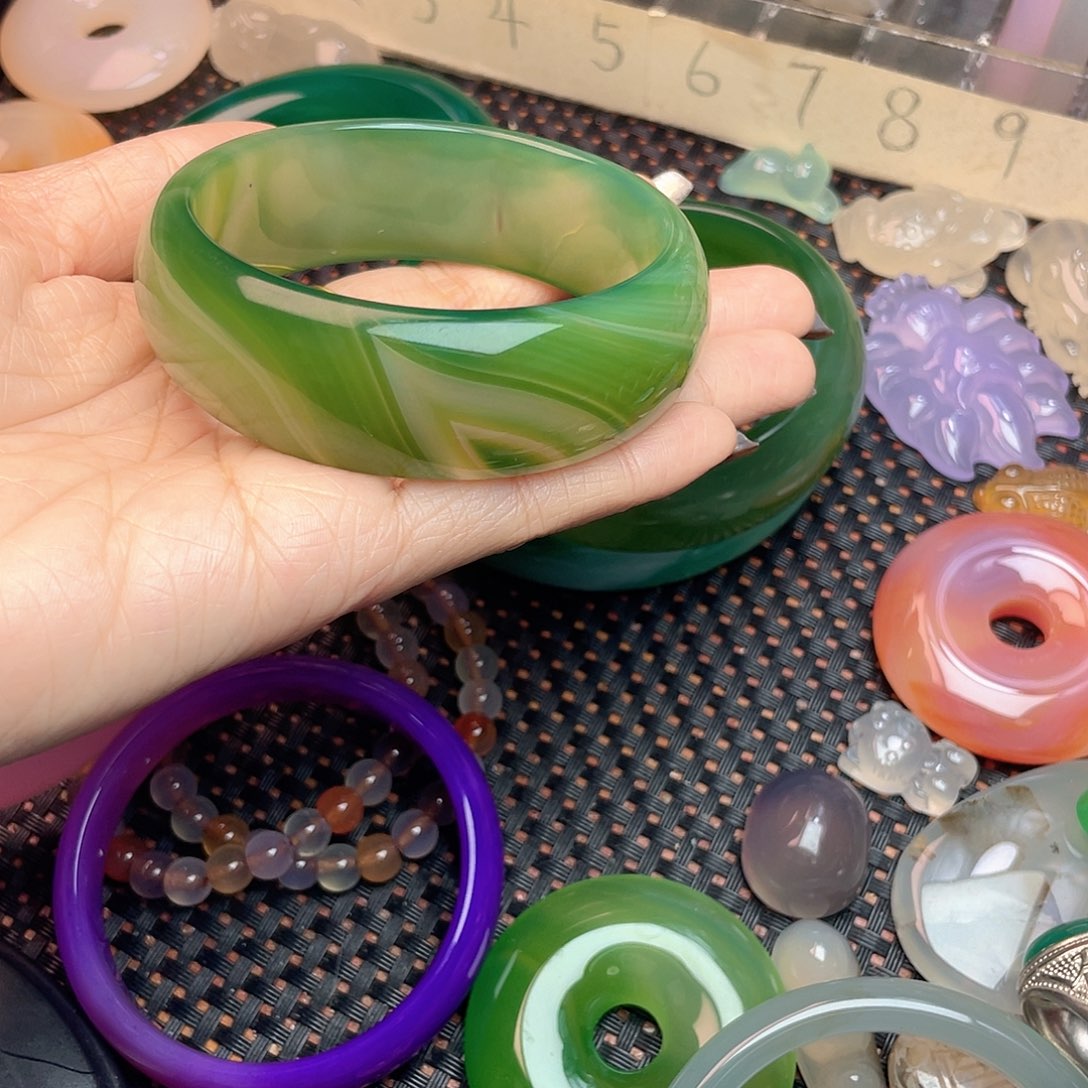 玛瑙/玉髓合金手镯