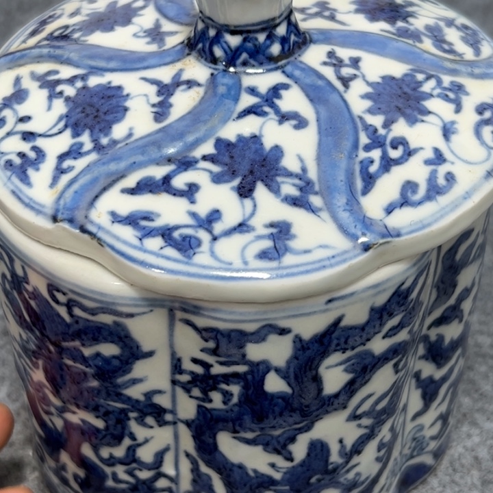 虎***牙陶摆件景德镇陶瓷艺术品