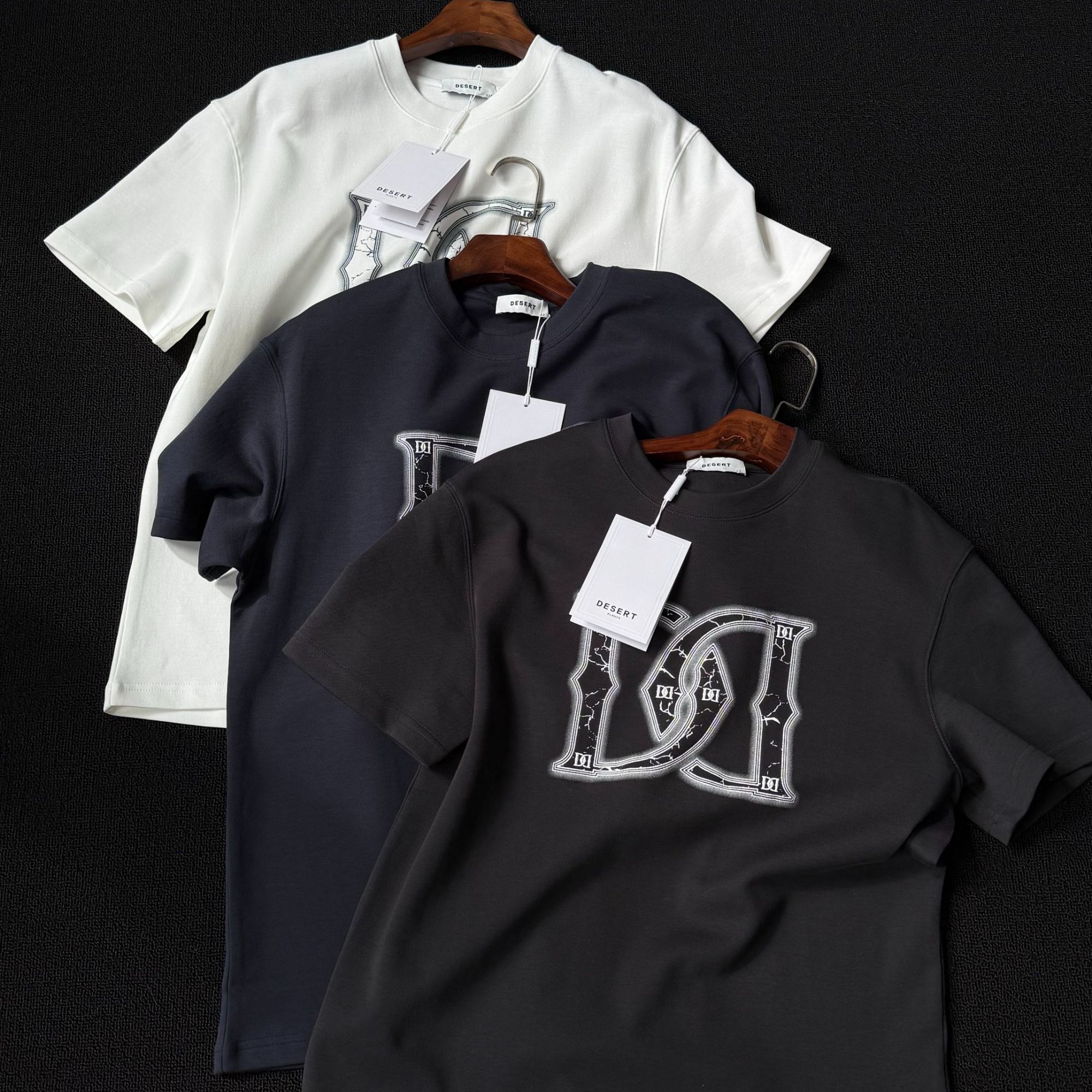 【时尚潮酷】秋冬新款男士字母短袖T恤内搭打底衫7621