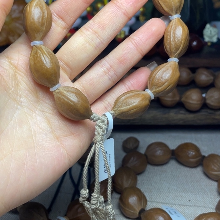 橄榄核手串/手链A****啡梅林铁核17.25