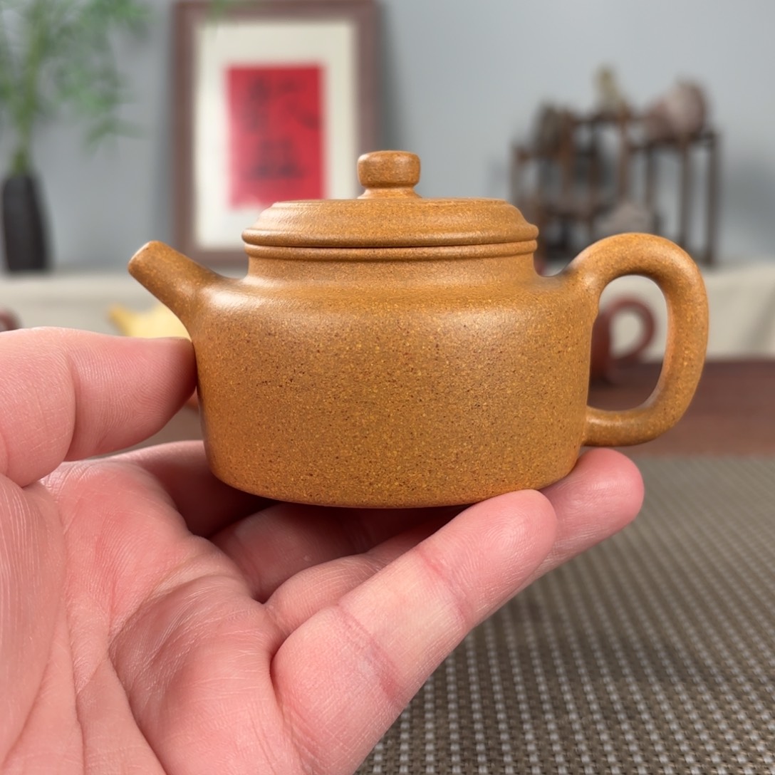 紫砂茶壶c****c微瑕黄龙山原矿紫砂壶