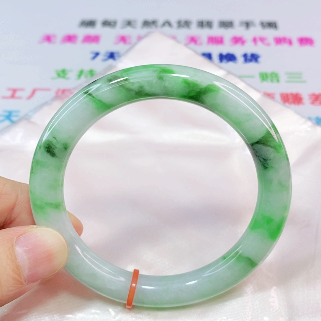 未镶嵌手镯翡翠5556圈口圆条