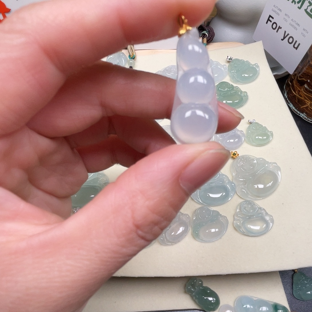 翡翠未镶嵌吊坠(不含链)翡翠