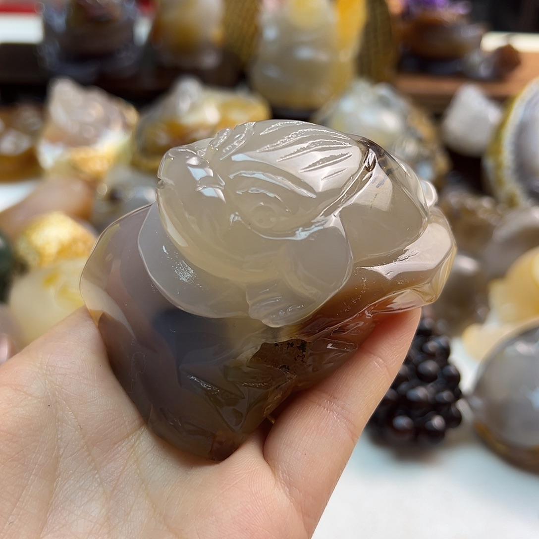 玛瑙/玉髓未镶嵌颈饰