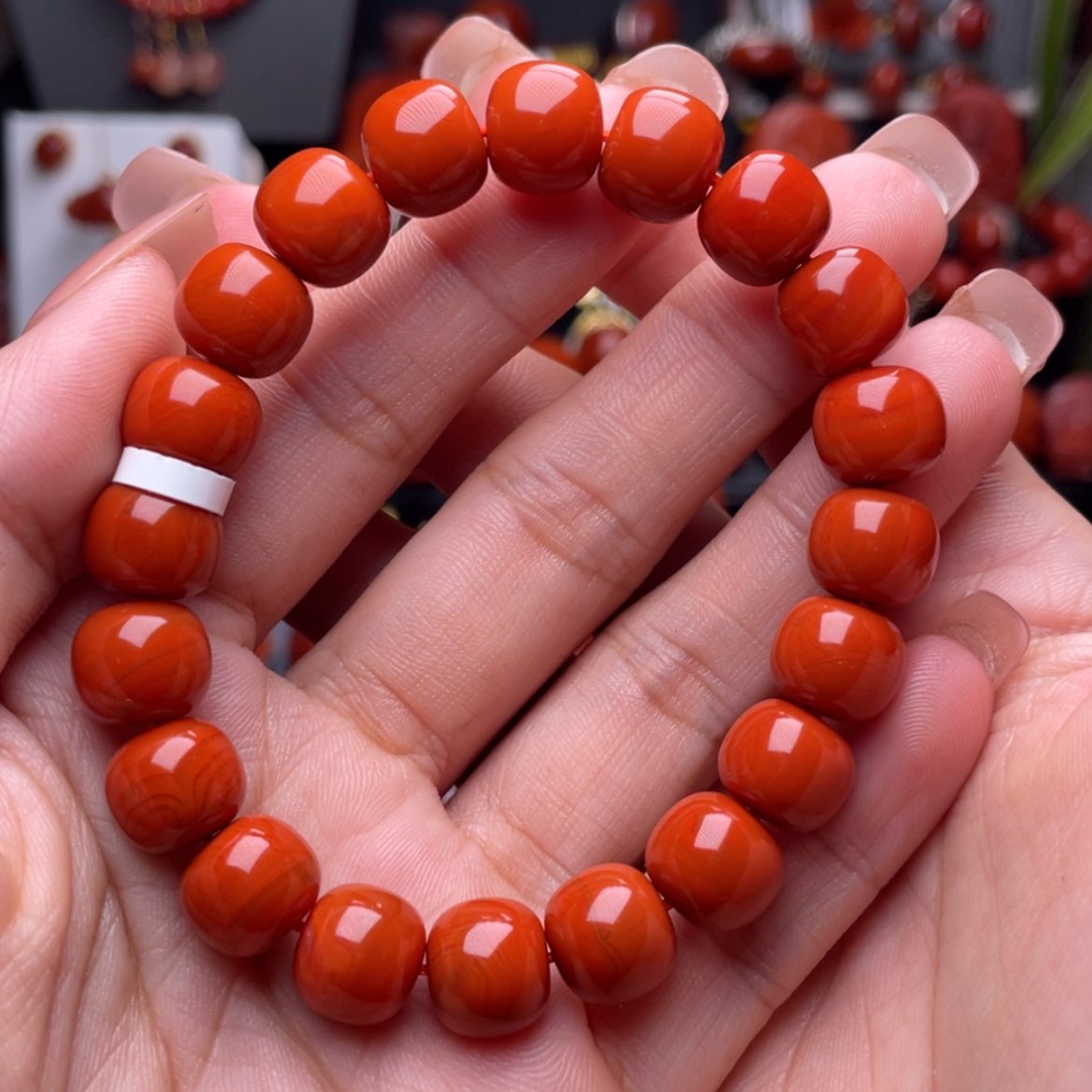 【闪购商品】南红玛瑙11➕老型手串未镶嵌V*n