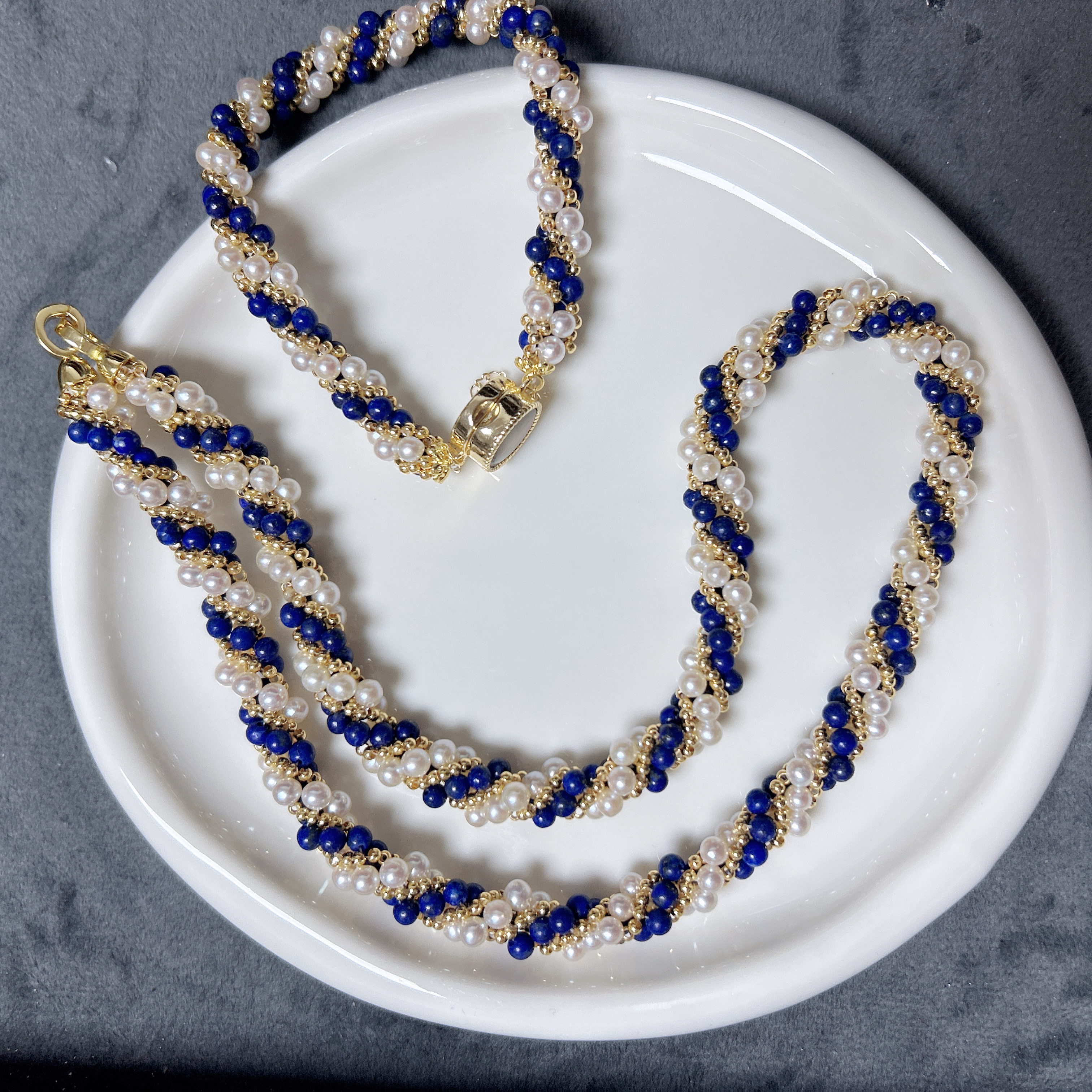 合金项链 手工原创扭扭项链