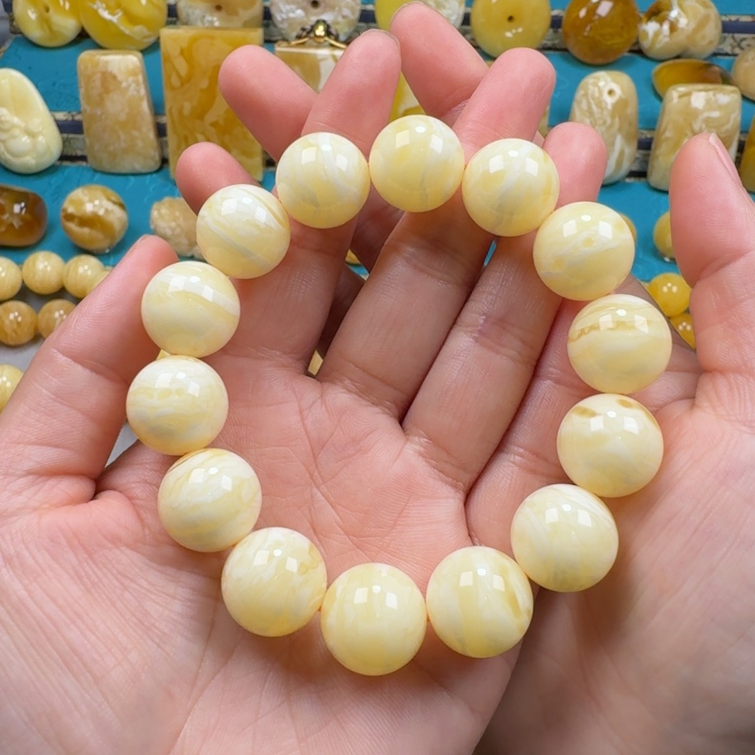 蜜蜡手链未镶嵌蜜蜡