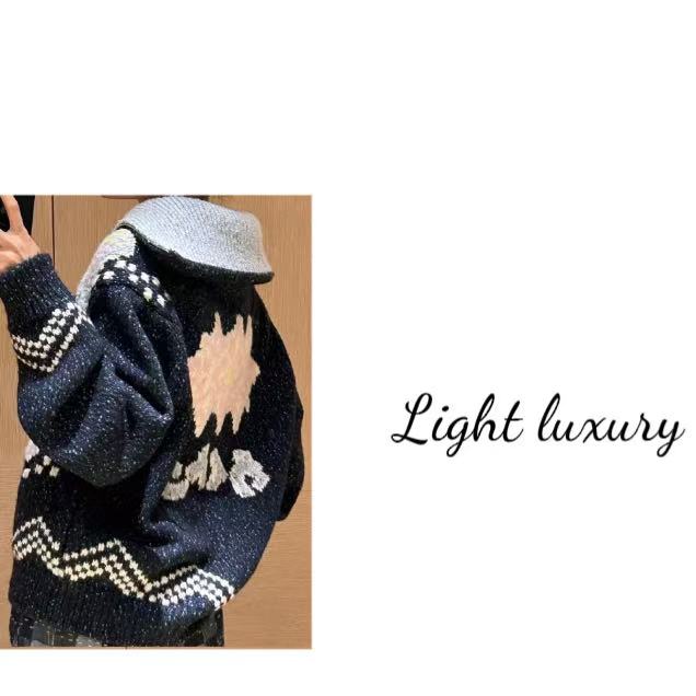 婷婷专属【a005】2025新款鲸鱼提花翻领外套