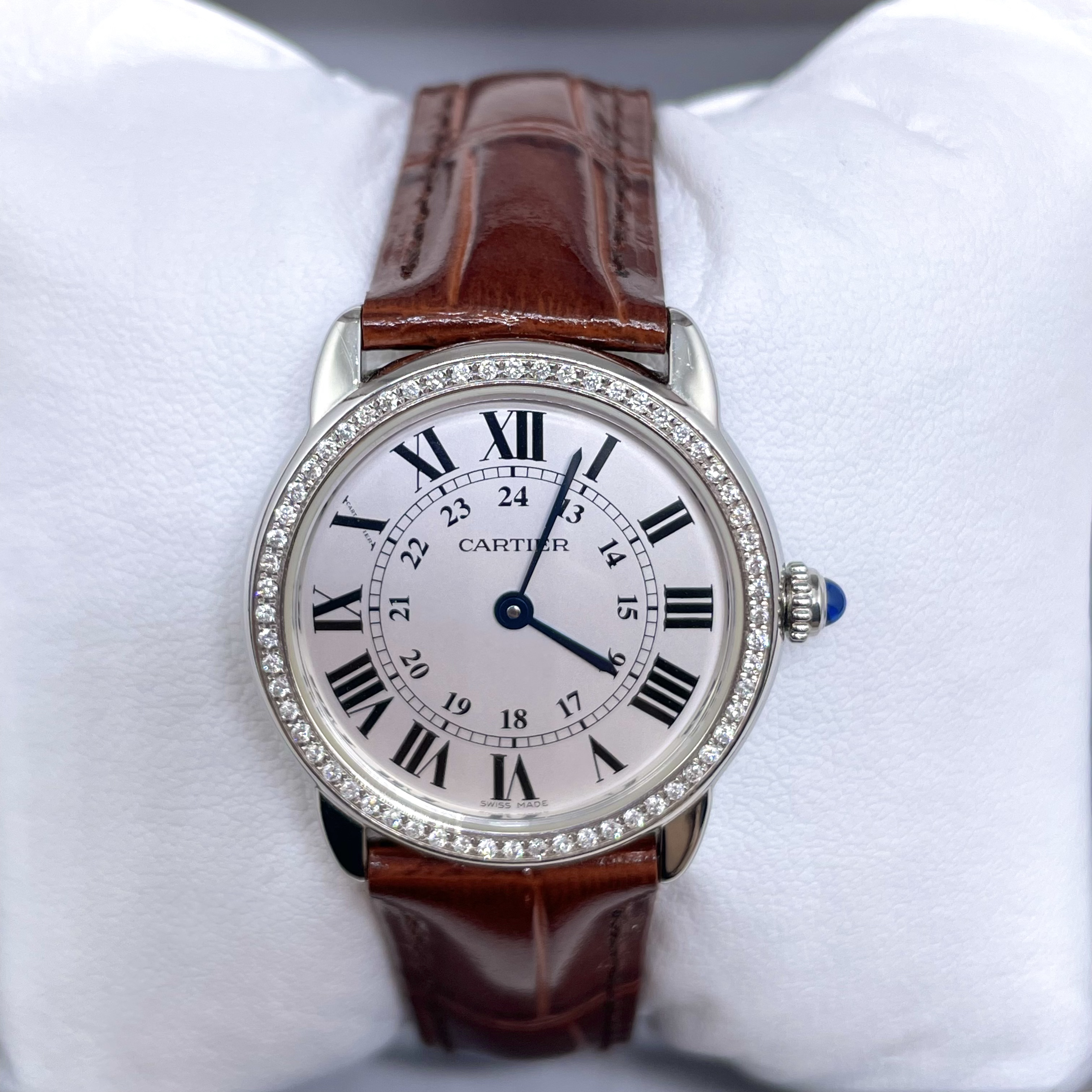 95新 Cartier/卡地亚 伦敦系列 29mm 石英 后钻