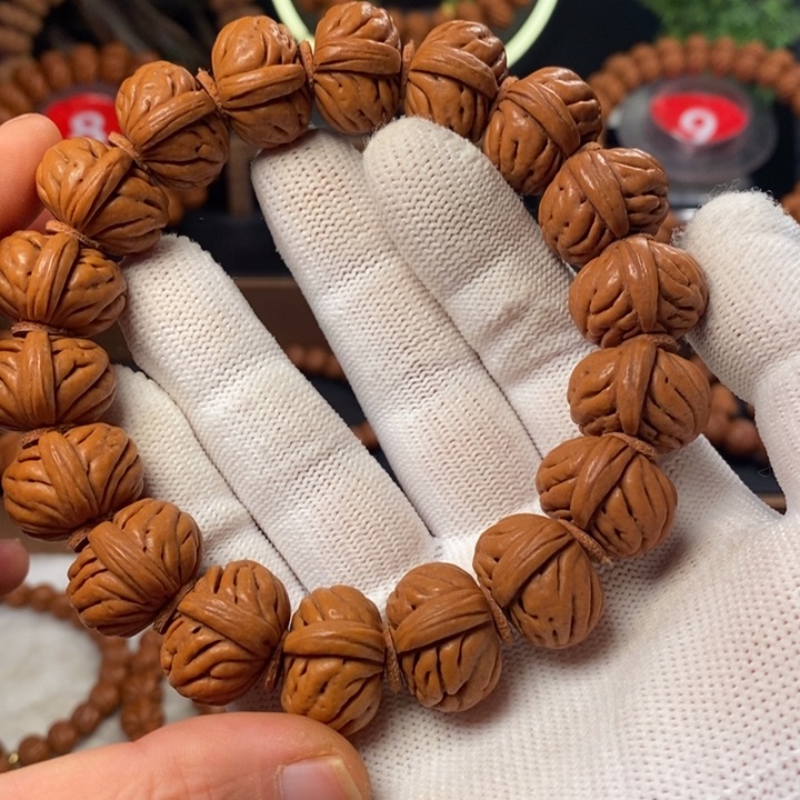 桃核吊坠秦岭龙纹桃核