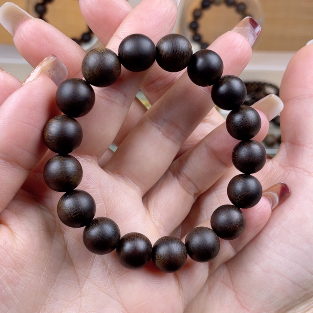 沉香手串a*越南芽庄白棋楠