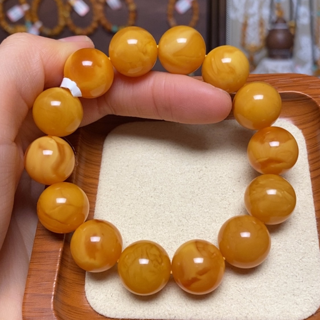 【闪购商品】蜜蜡颈饰未镶嵌项链