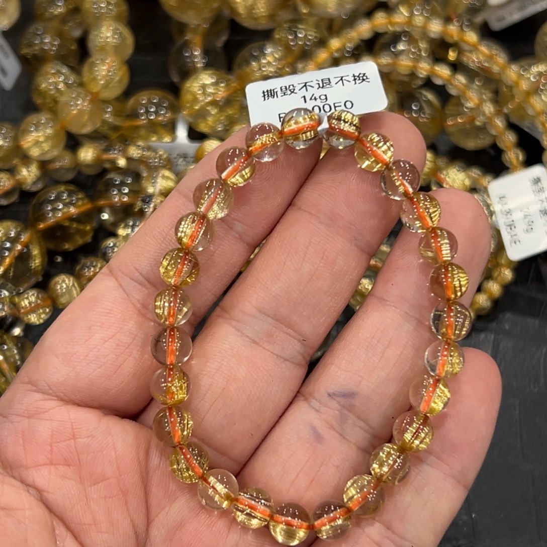 水晶手链未镶嵌b25钛晶