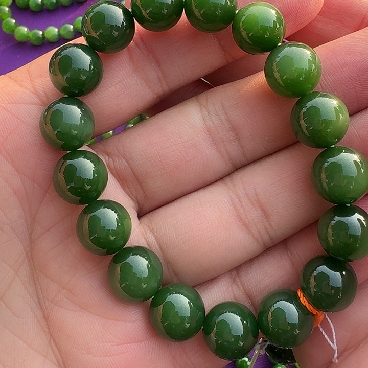 和田玉（碧玉）未镶嵌手串