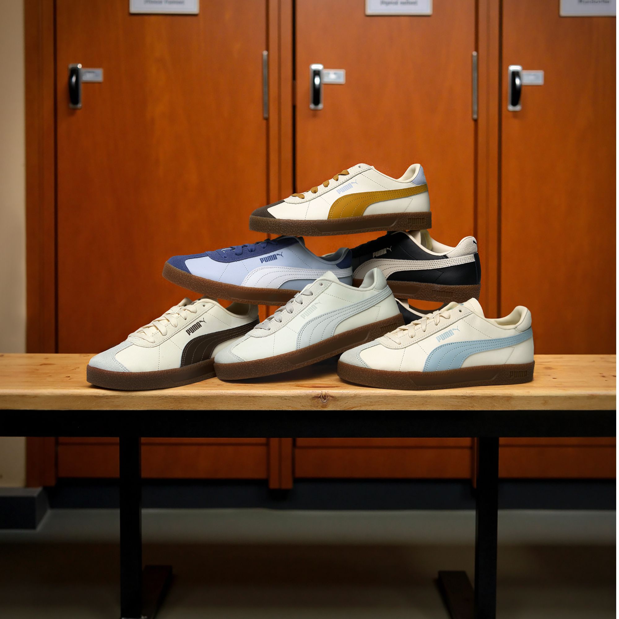 PUMA彪马官方 德训鞋情侣流光风复古板鞋T头鞋男女 CLUB 401515