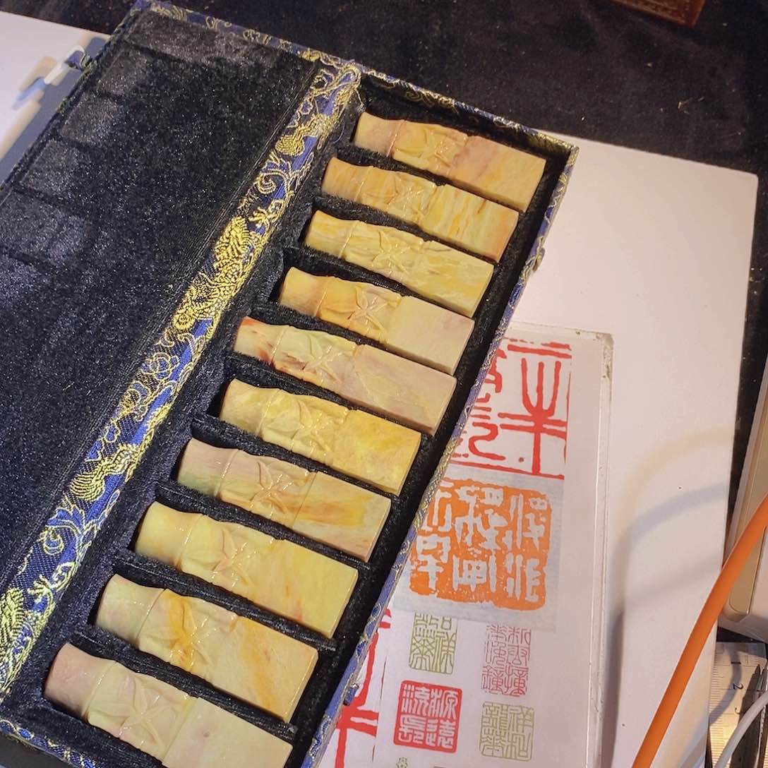 寿山石精美印章石料