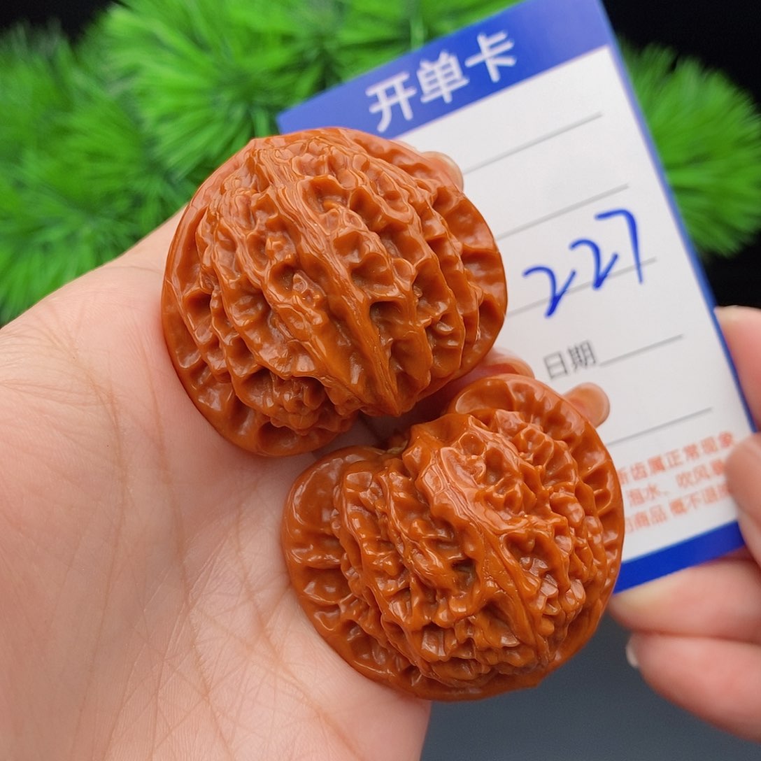 文玩核桃把件42宫灯227