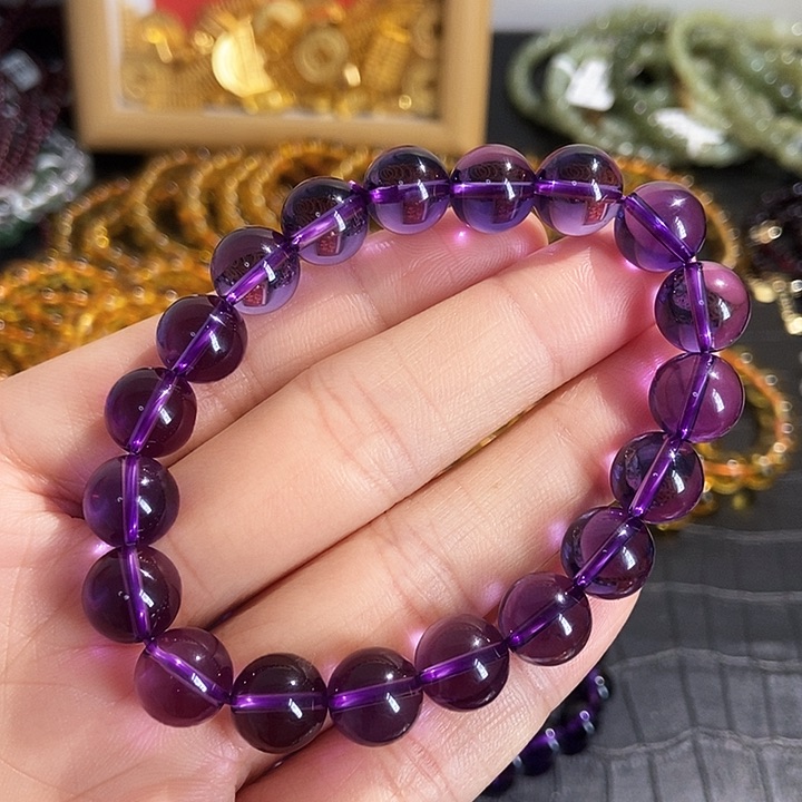 水晶手链未镶嵌紫水晶10