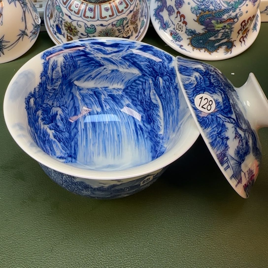 彦祖纯手工手绘茶具128