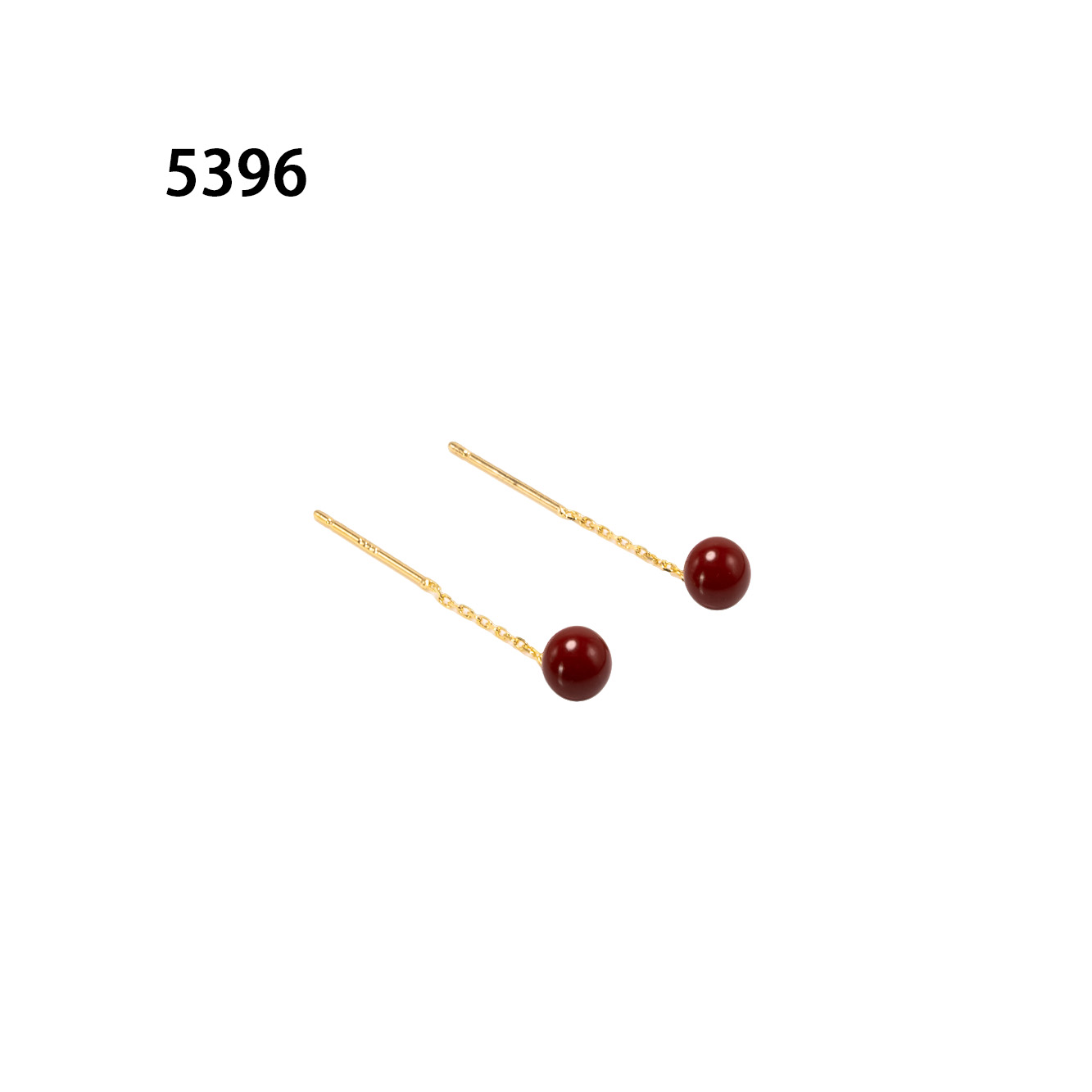 铜合金耳饰 设计师气质耳环小众设计高级感耳钉耳饰～5396