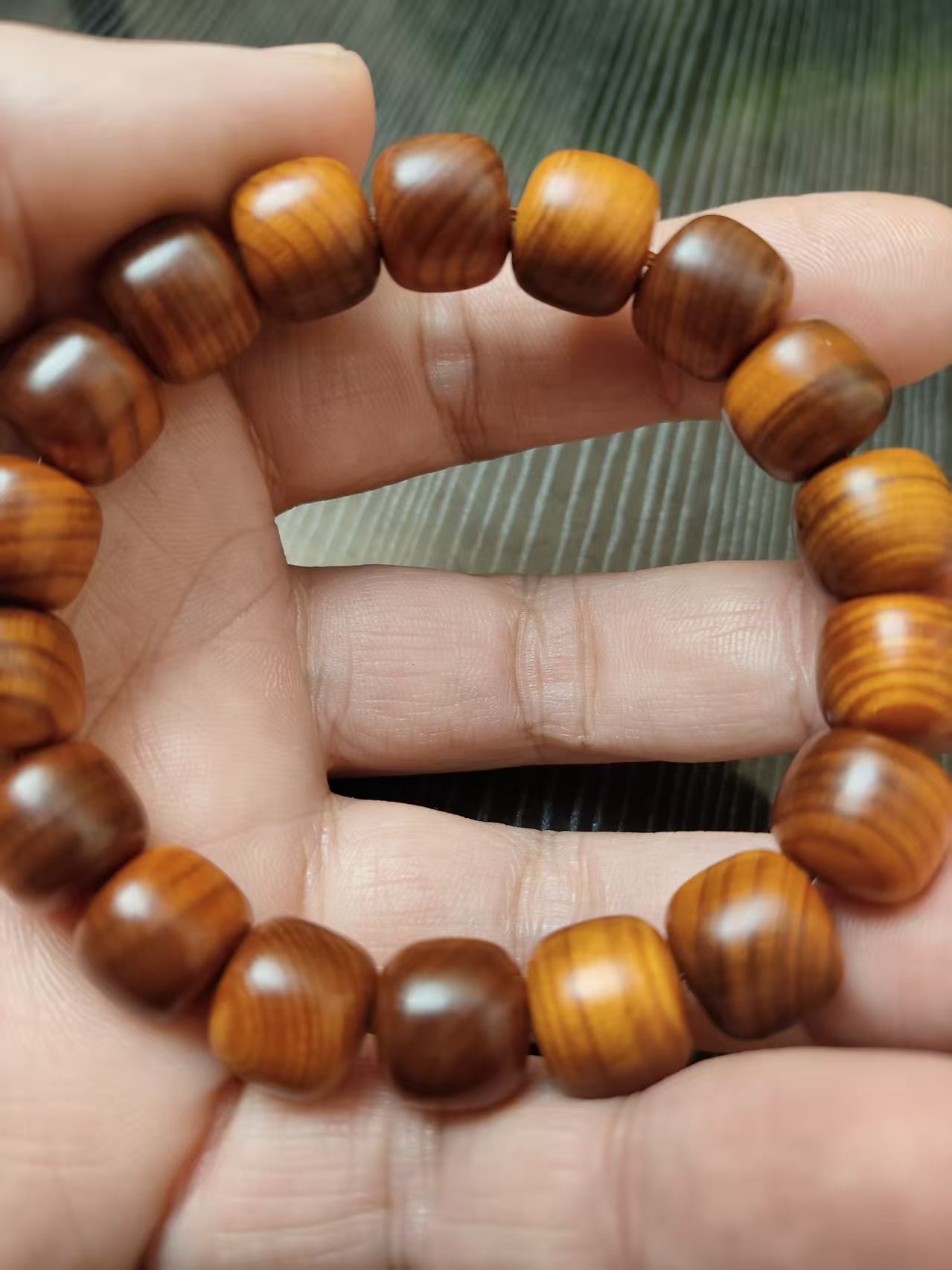 北太行崖柏陈化高油单圈手串12