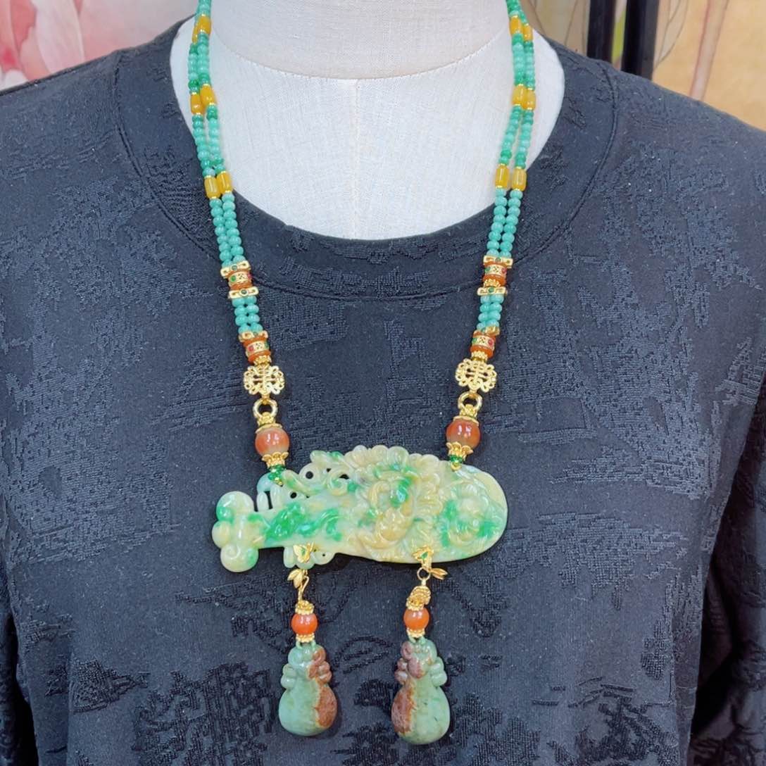 翡翠颈饰合金48小时鉴赏期